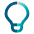 Lightbulb idea icon representing innovation and solutions