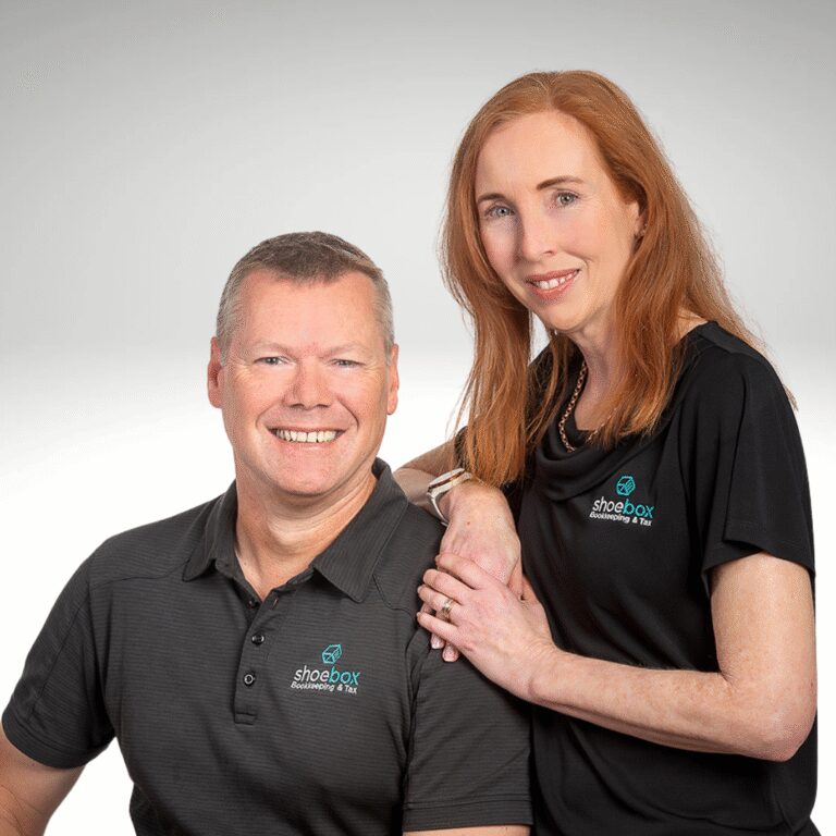 Shoebox Books website team portrait grey background