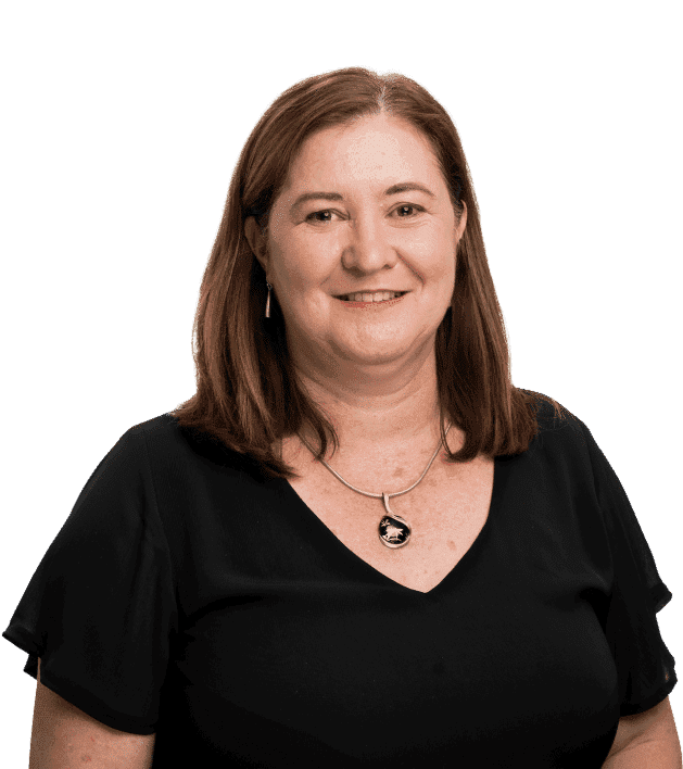 Smiling tax consultant woman