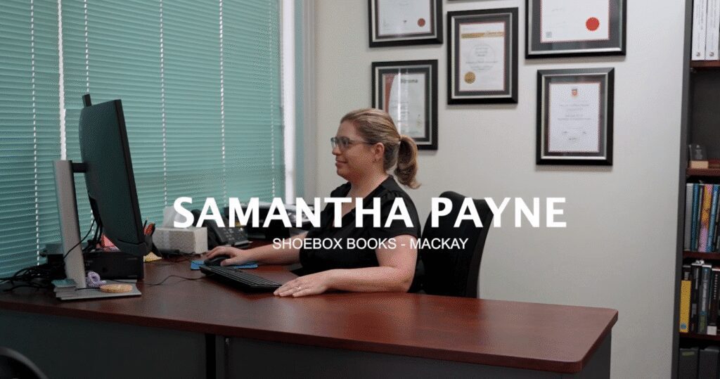 Shoebox Books video presentation screenshot